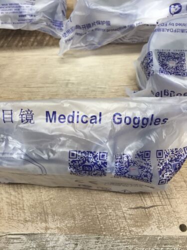 5pk Safety Goggles FDA Registered, Z87.1 Safety Glasses Anti-Fog Eye Protection (6922760847543)